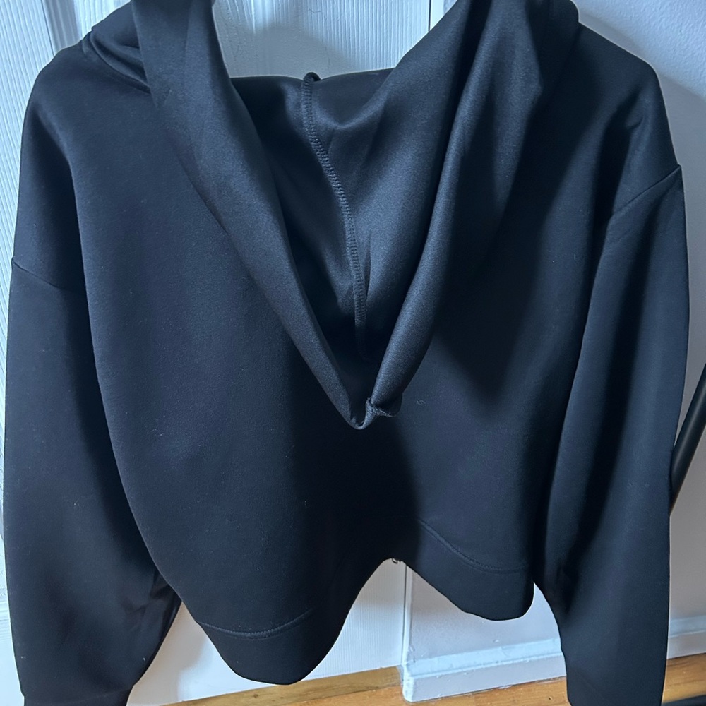 a new day Black Hooded Bomber Jacket - Picture 2 of 2